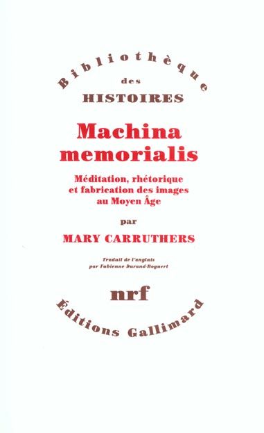 Emprunter Machina memorialis. Méditation, rhétorique et fabrication des images au Moyen Âge livre