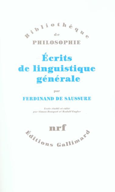 Emprunter Ecrits de linguistique générale livre