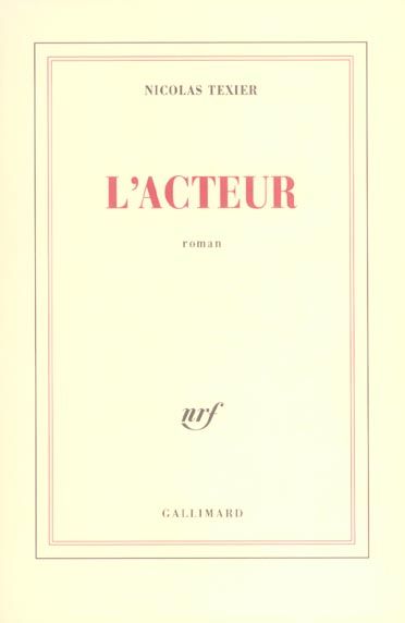 Emprunter L'acteur livre