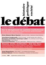 Emprunter Le Débat N° 191, Septembre-Octobre 2016 livre