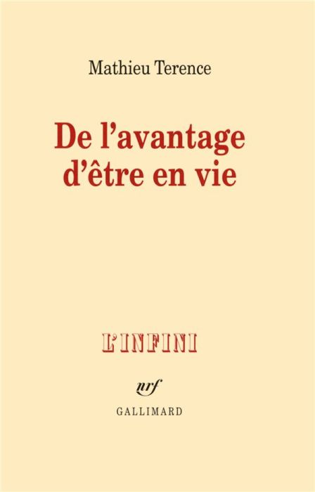 Emprunter De l'avantage d'être en vie livre