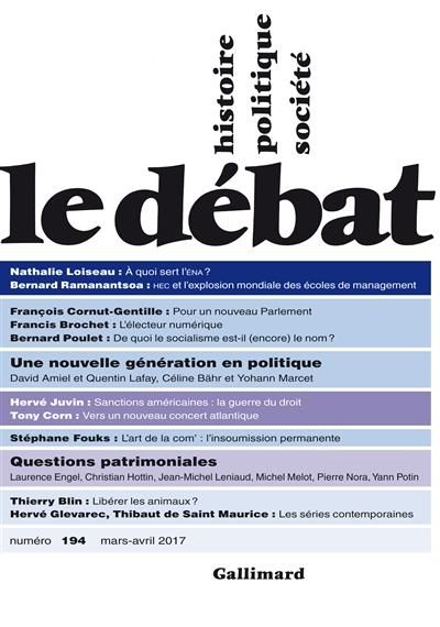 Emprunter Le Débat N° 194, mars-avril 2017 livre