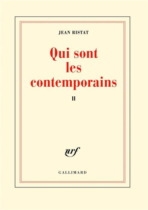 Emprunter Qui sont les contemporains ? Tome 2 livre