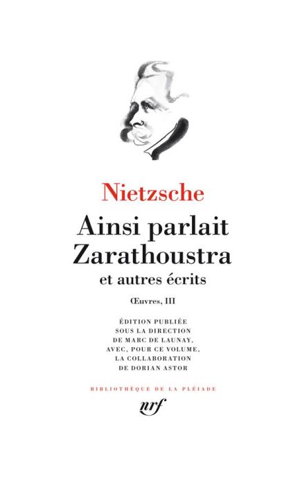 Emprunter Oeuvres. Tome 3, Ainsi parlait Zarathoustra et autres récits livre