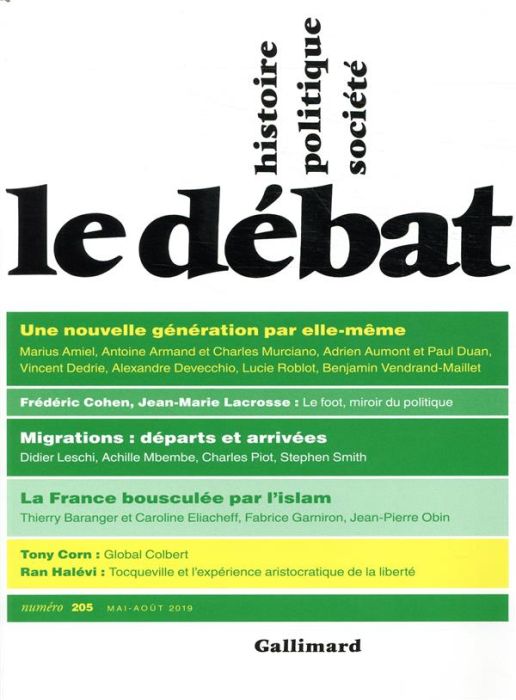 Emprunter Le Débat N° 205, mai-août 2019 livre