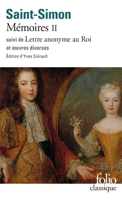 Emprunter Mémoires. Tome 2 %3B Suivi de Lettre anonyme au Roi et oeuvres diverses livre