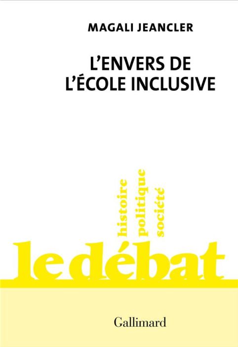 Emprunter L'envers de l'école inclusive livre