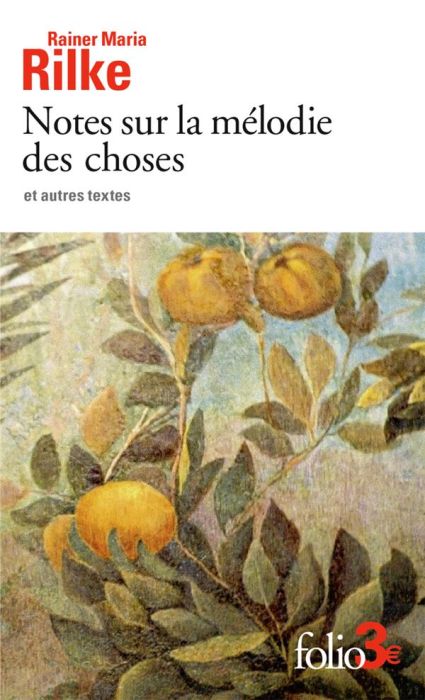 Emprunter Notes sur la mélodie des choses et autres textes livre