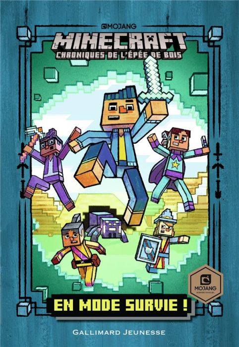 Emprunter Minecraft - Chroniques de l'épée de bois Tome 1 : En mode survie ! livre