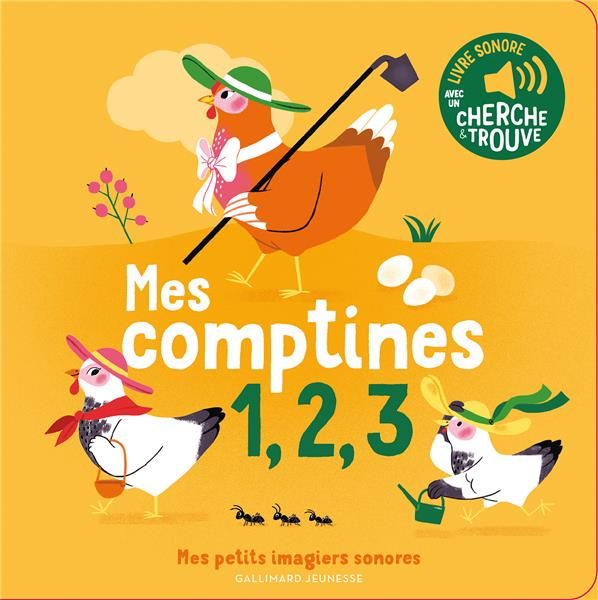 Emprunter Mes comptines 1, 2, 3. Des sons à écouter, des images à regarder livre