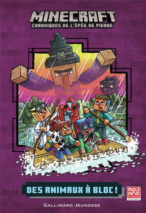 Emprunter Minecraft - Chroniques de l'épée de pierre Tome 3 : Des animaux à bloc ! livre