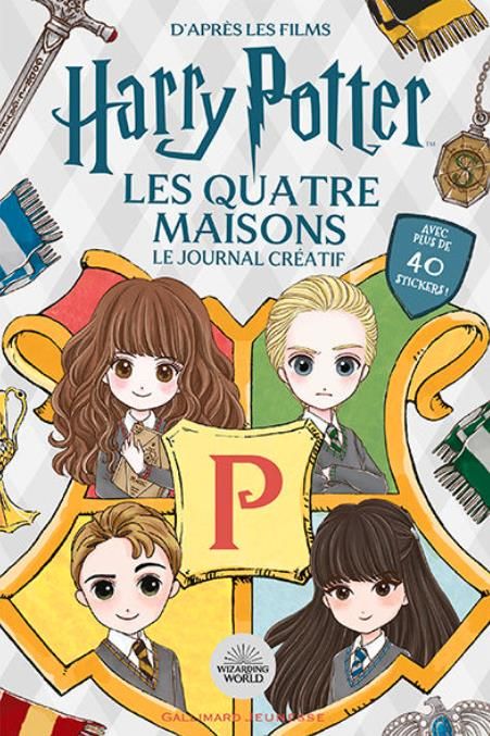 Emprunter Harry Potter, Les quatre maisons. Le journal créatif. Avec plus de 40 stickers ! livre