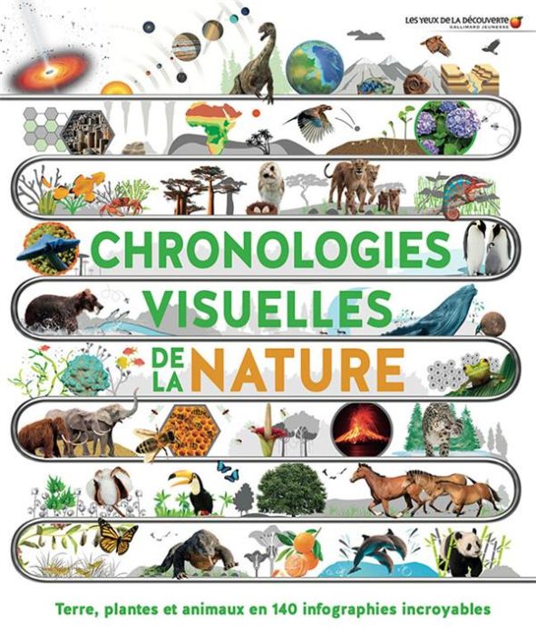 Emprunter Chronologies visuelles de la nature. Terre, plantes et animaux en 140 infographies incroyables livre