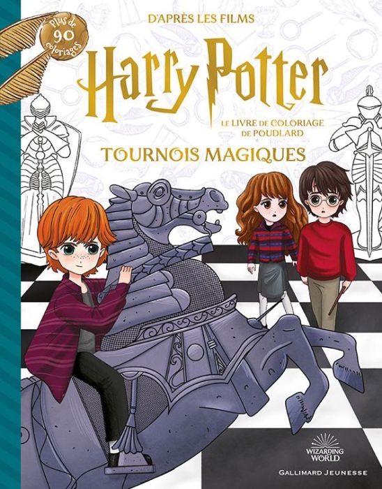 Emprunter Harry Potter Le livre de coloriage de Poudlard. Tournois magiques livre