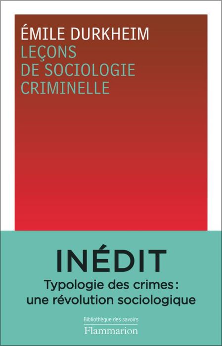 Emprunter Leçons de sociologie criminelle livre