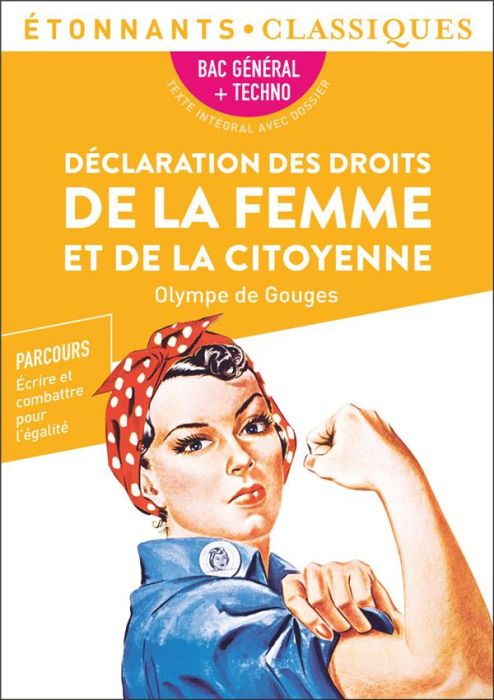 Emprunter Déclaration des droits de la femme et de la citoyenne. BAC 2024 1re générale et technologiques - Par livre