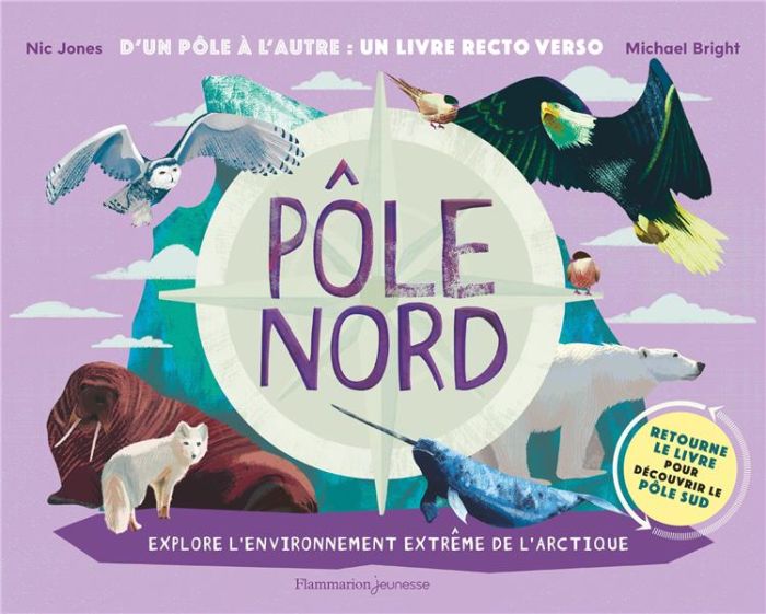 Emprunter Pôle Nord, Pôle Sud. D'un pôle à l'autre : un livre recto verso livre