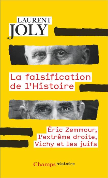 Emprunter La Falsification de l'Histoire. Eric Zemmour, l'extrême droite, Vichy et les juifs livre