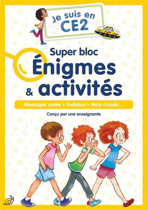 Emprunter Je suis en CE2 : Super bloc énigmes & activités. Messages codés - Sudokus - Mots croisés... livre