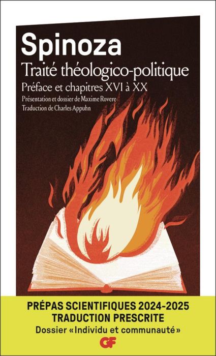 Emprunter Traité théologico-politique. Préface et chapitres XVI à XX. Prépas scientifiques, dossier 