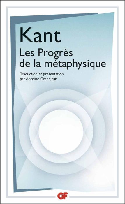 Emprunter Les progrès de la métaphysique livre