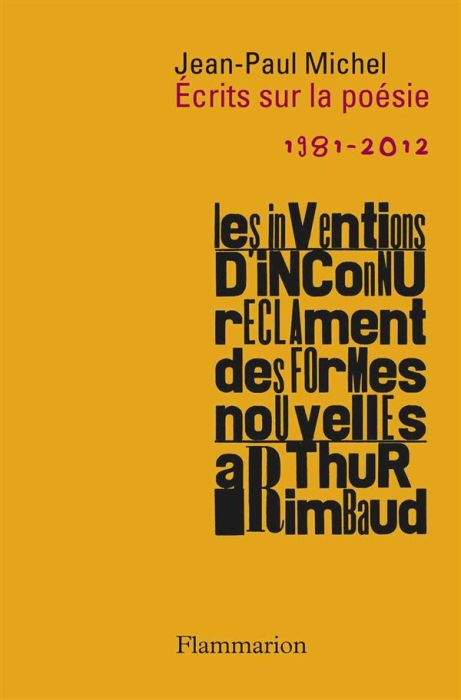 Emprunter Ecrits sur la poésie (1981-2012) livre