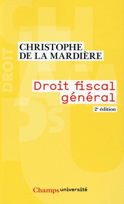 Emprunter Droit fiscal général. 2e édition livre