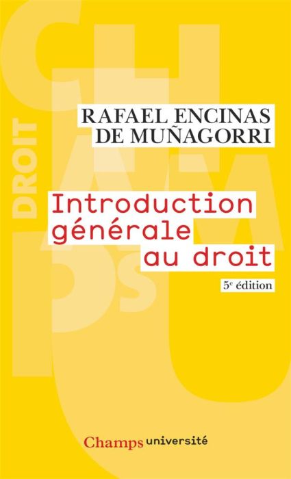 Emprunter Introduction générale au droit. 5e édition livre