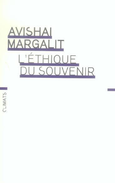 Emprunter L'éthique du souvenir livre