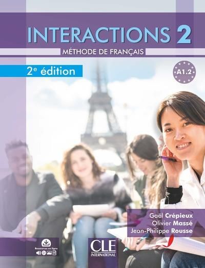 Emprunter Interactions 2 A1.2. Méthode de français, 2e édition livre