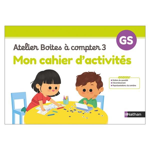 Emprunter Atelier Boîtes à compter 3. Mon cahier d'activités GS livre