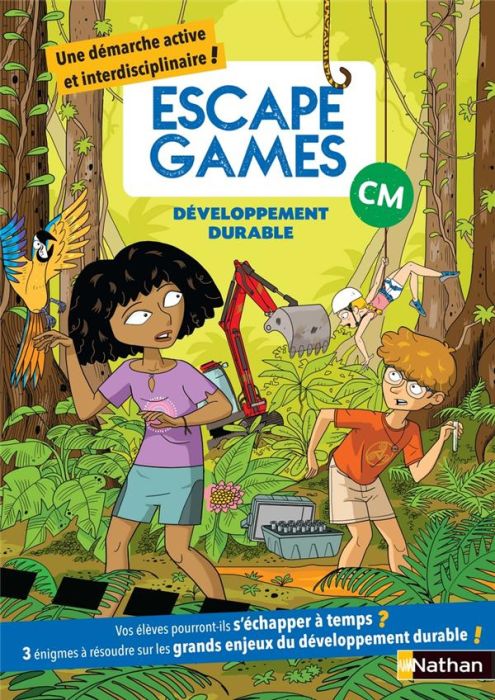 Emprunter Escape games Développement durable CM livre