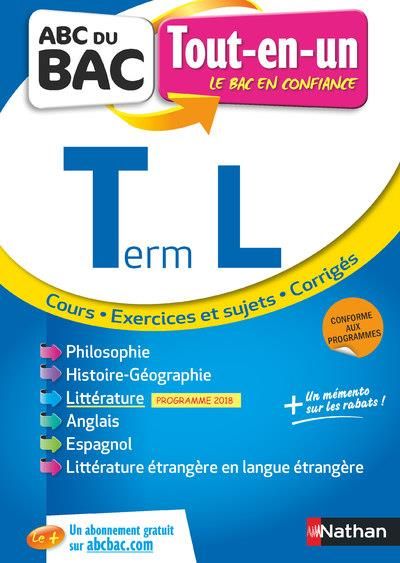 Emprunter Tout-en-un Tle L. Edition 2018 livre