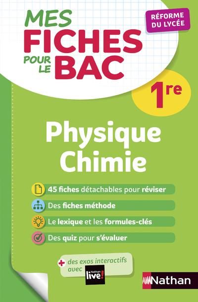 Emprunter Physique Chimie 1re. Edition 2019 livre