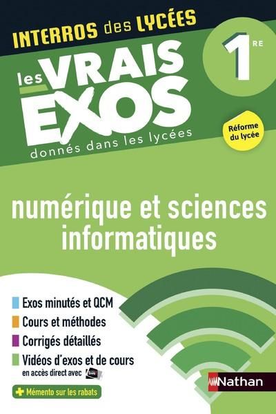 Emprunter Numérique et sciences informatiques 1re. Edition 2019 livre