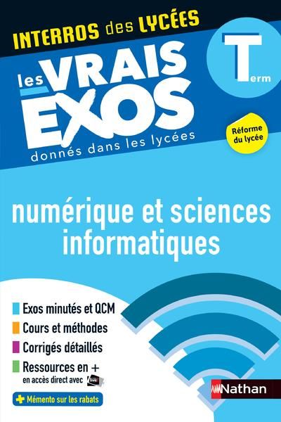 Emprunter Numérique et sciences informatiques Tle. Edition 2020 livre