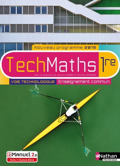 Emprunter TechMaths 1re voie technologique. Enseignement commun, Edition 2019 livre