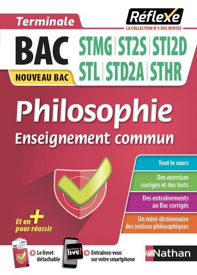 Emprunter Philosophie Bac STMG, ST2S, STI2D, STL, STD2A, STHR. Edition 2021 livre