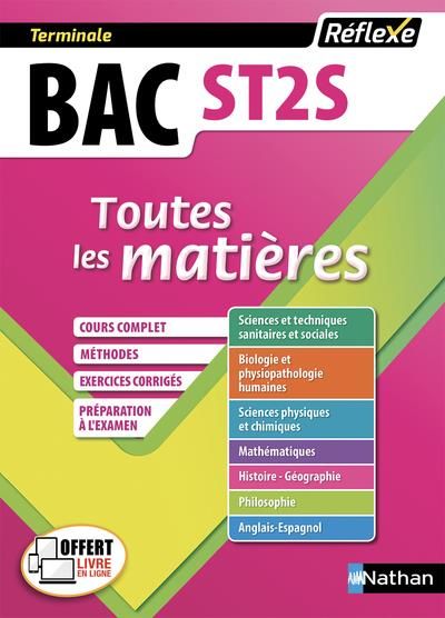 Emprunter Sciences et technologies de la santé et du social 1re/Tle ST2S. Toutes les matières en fiches, Editi livre