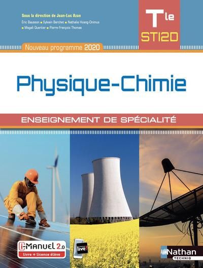 Emprunter Physique-Chimie Tle STI2D Enseignement de spécialité. Edition 2020 livre