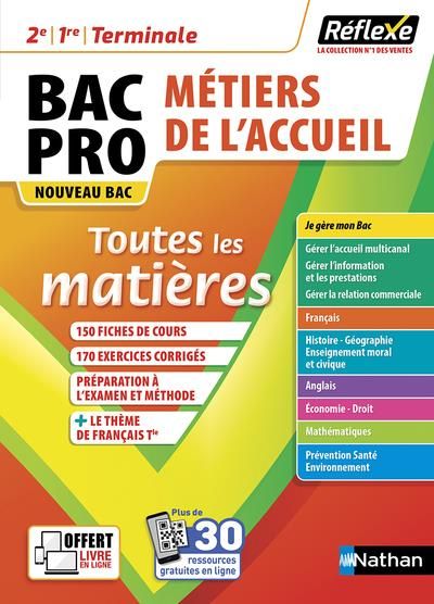 Emprunter Toutes les matières Bac Pro Métiers de l'accueil. Edition 2021 livre