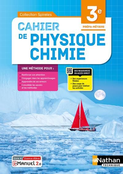 Emprunter Cahier de physique chimie 3e Prépa-métiers. Edition 2022 livre