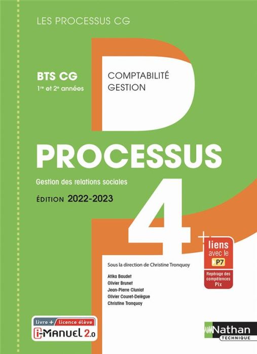 Emprunter Gestion des relations sociales Processus 4 BTS CG 1re et 2e années. Edition 2022-2023 livre