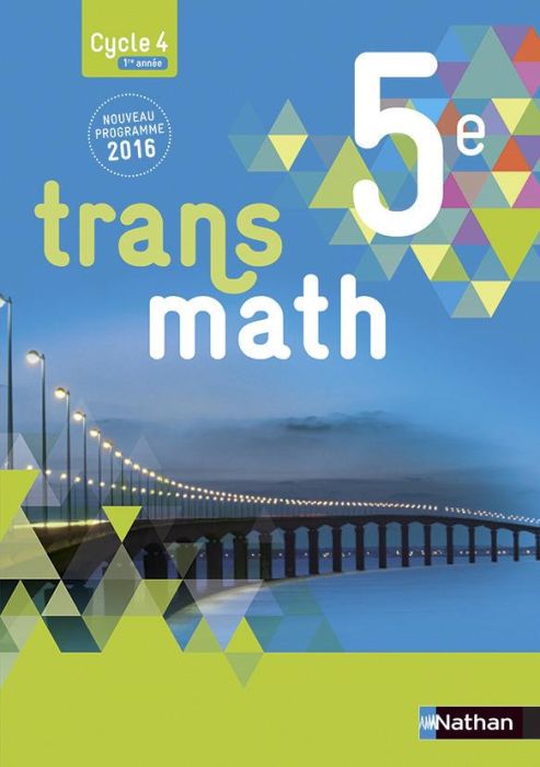 Emprunter Transmath 5e. Edition 2016 livre