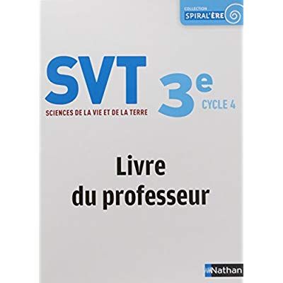 Emprunter SVT 3e cycle 4. Livre du professeur, Edition 2017 livre