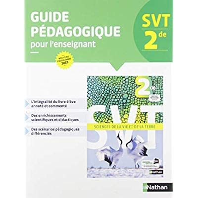 Emprunter SVT 2de. Guide pédagogique, Edition 2019 livre