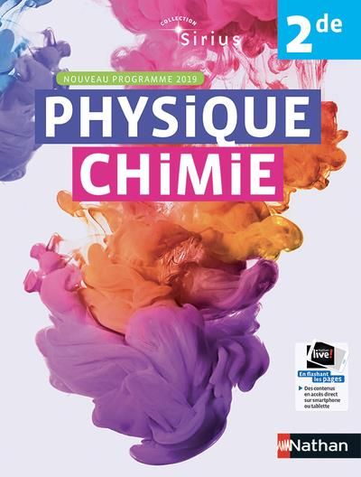 Emprunter Physique Chimie 2de Sirius. Edition 2019 livre