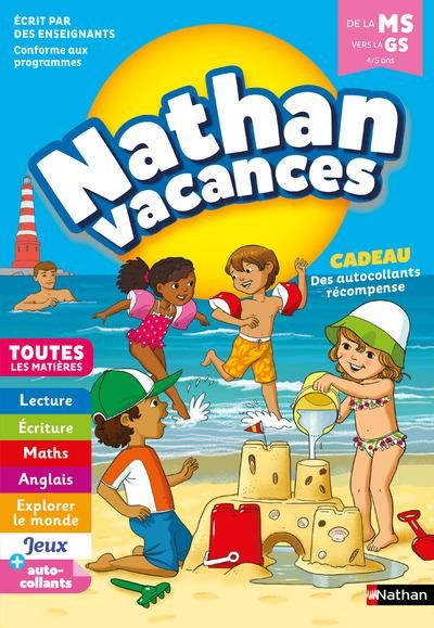 Emprunter Nathan Vacances De la MS vers la GS 4/5 ans. Edition 2018 livre