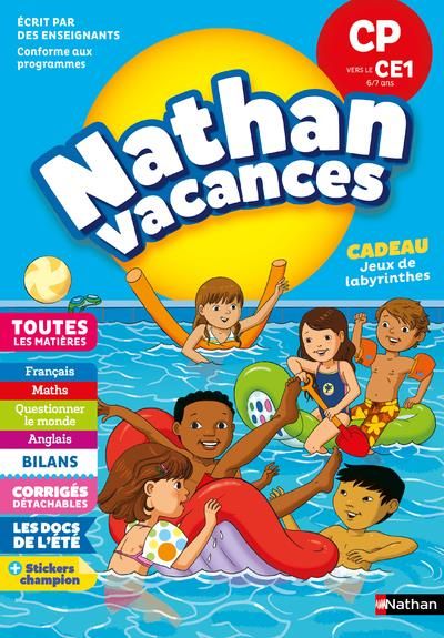 Emprunter Nathan Vacances Du CP vers le CE1 6/7 ans. Edition 2018 livre