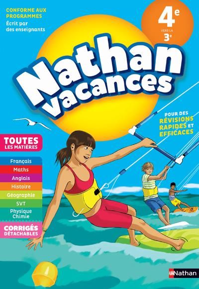 Emprunter Nathan Vacances Toutes les matières de la 4e vers la 3e. Edition 2018 livre